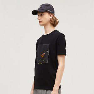 Round collar short sleeve